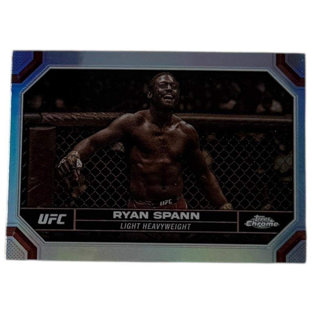 2024 Topps Chrome UFC Ryan Spann #171‎ Sepia Refractor